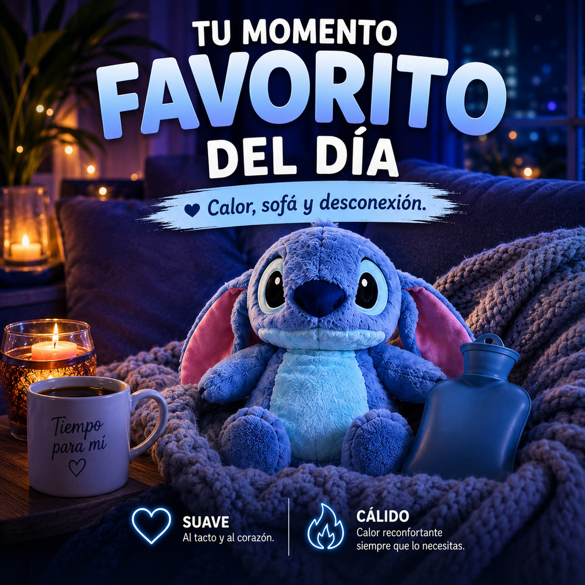 Peluche Térmico para Dormir y Descansar
